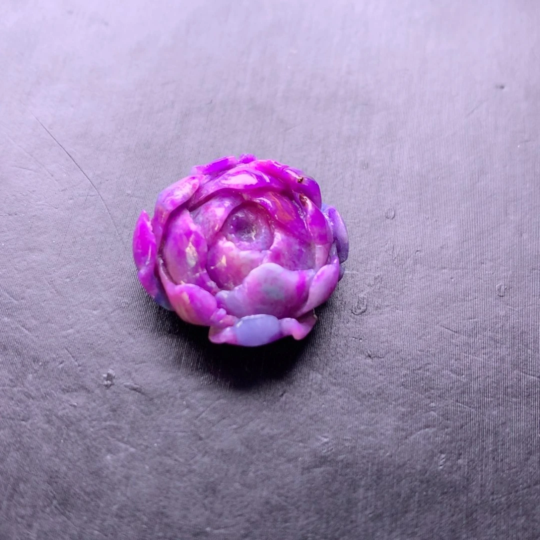 苏纪石（舒俱来）未镶嵌花开富贵吊坠