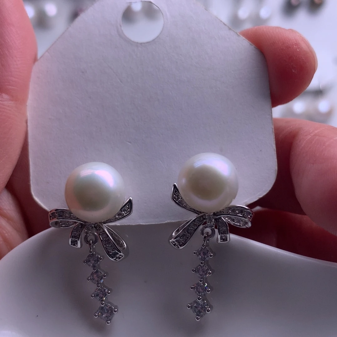 未镶嵌耳饰淡水珍珠