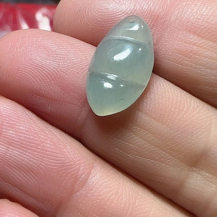 翡翠未镶嵌颈饰天然缅甸翡翠豆子