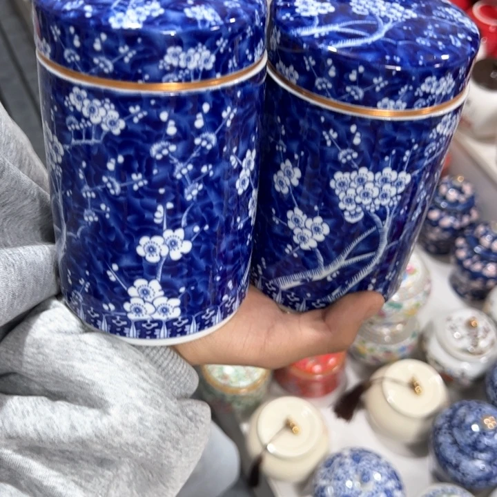 茶叶罐陶瓷家用储物罐轻微瑕疵品介意勿拍