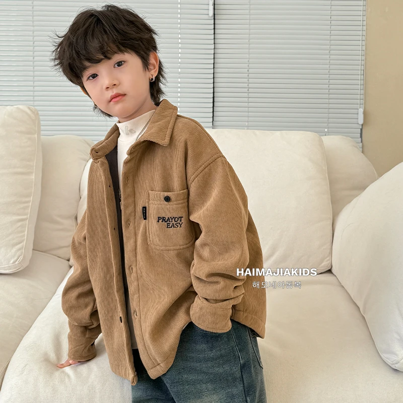 海妈家男童外套儿童春秋款中大儿童2025秋装新款男孩春秋|24db01