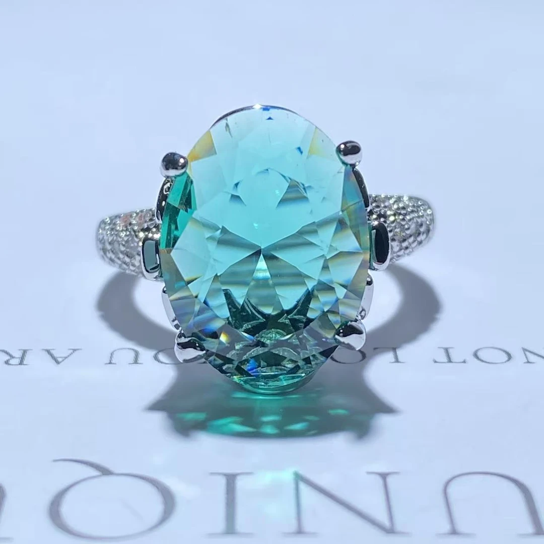 意大利-典藏轻奢-蓝宝石-高精切宝石戒指C-214