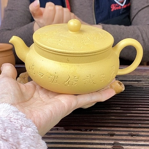 紫砂茶壶宜兴段泥