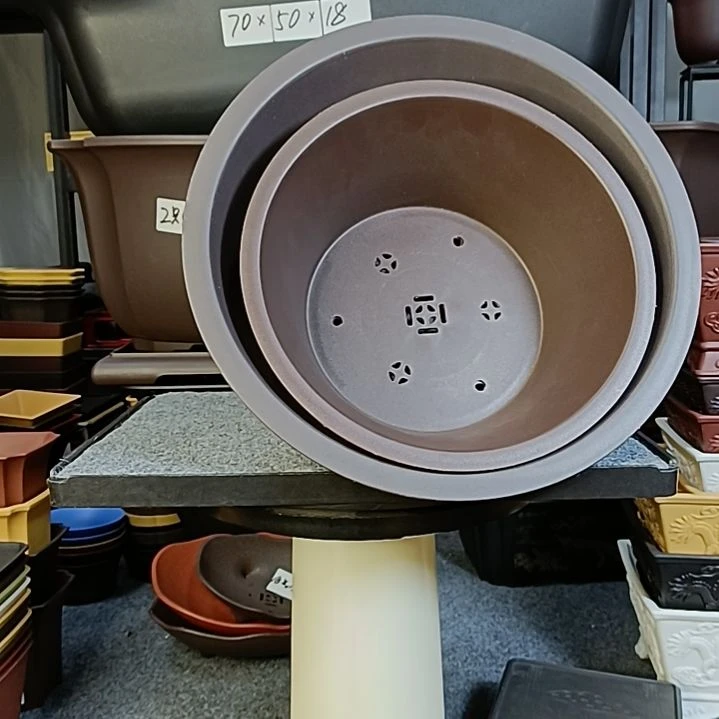 树脂2只34.5cm+2只27.5cm斜圆盆