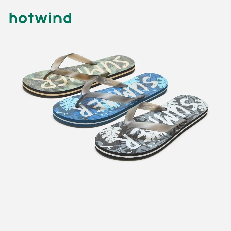 热风透气软底外穿舒适厚底增高夏季新款男士时尚人字拖鞋H61M0211