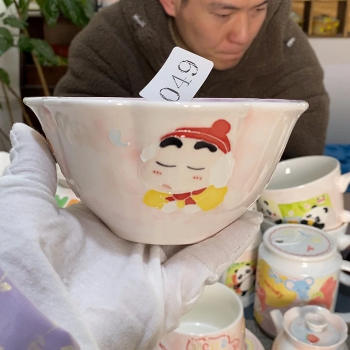 杯小***作景德镇釉下彩手绘