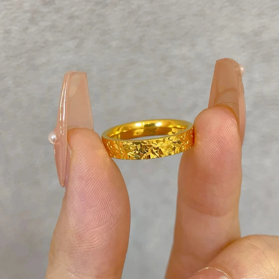 足银戒指 足银碎冰冰戒指女款气质时尚百搭