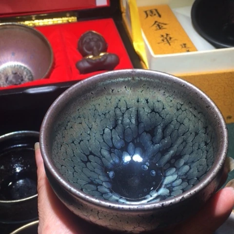 【闪购商品】茶盏建盏主人杯图片款