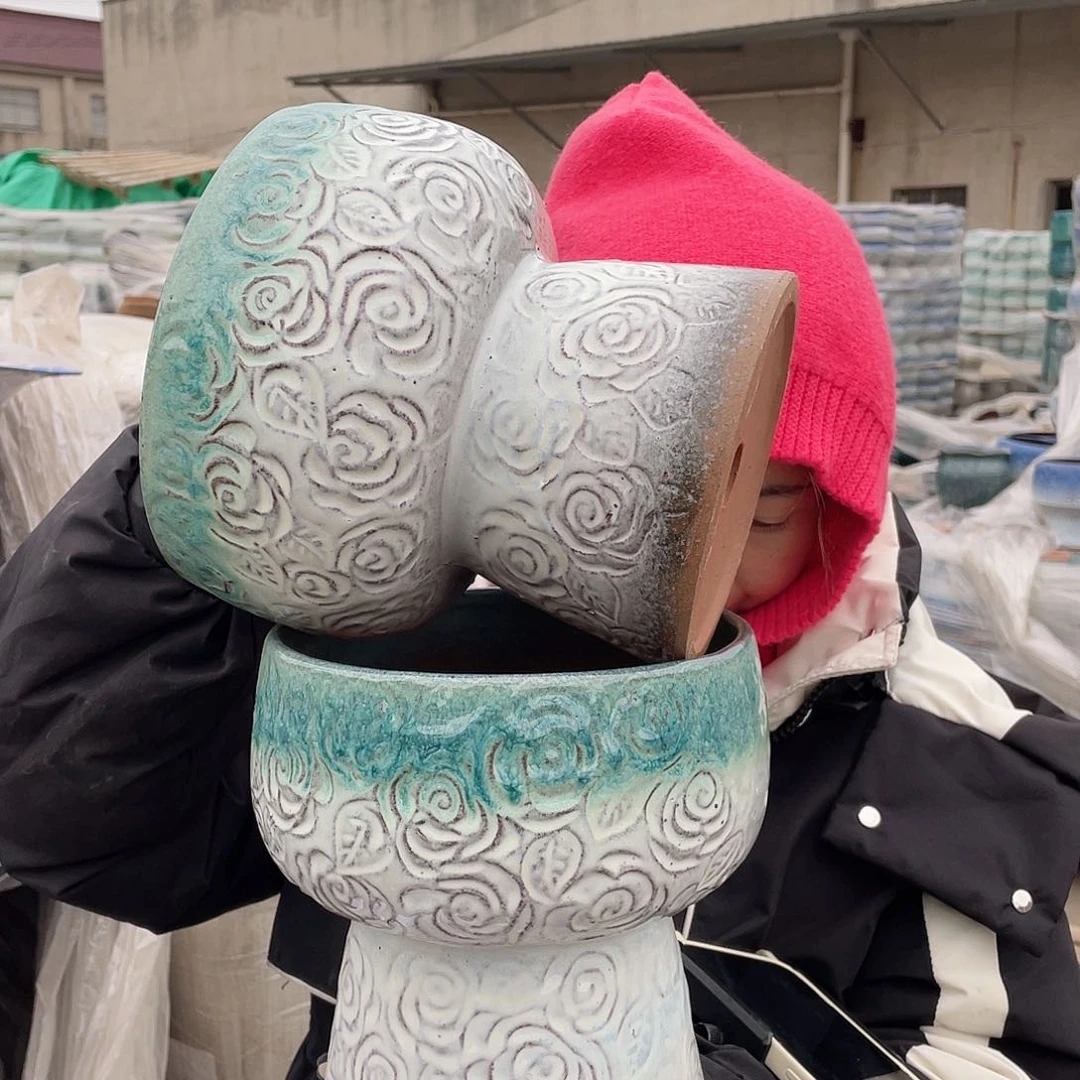 红陶王嫂花盆直播0220-468