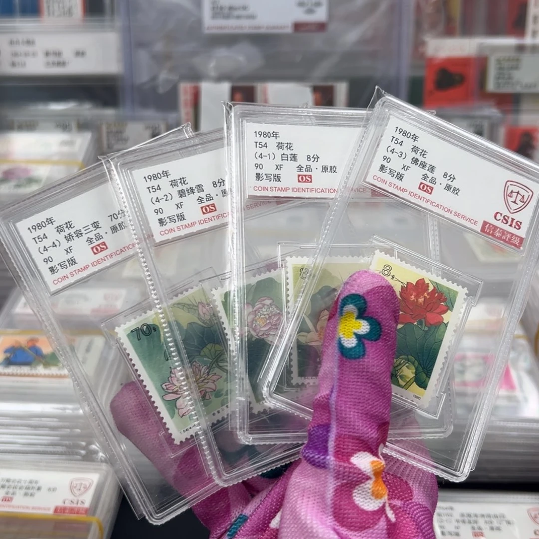 信泰90 os 荷花 评级全套原胶全品