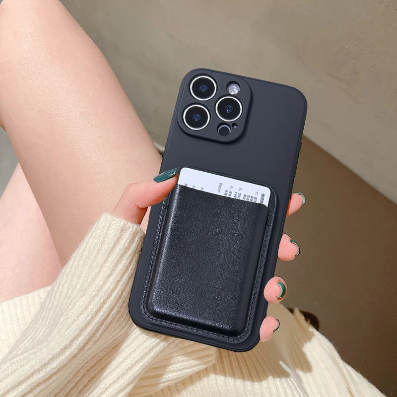 适用于苹果17手机壳iphone16promax卡夹14plus插卡套15可装名片12