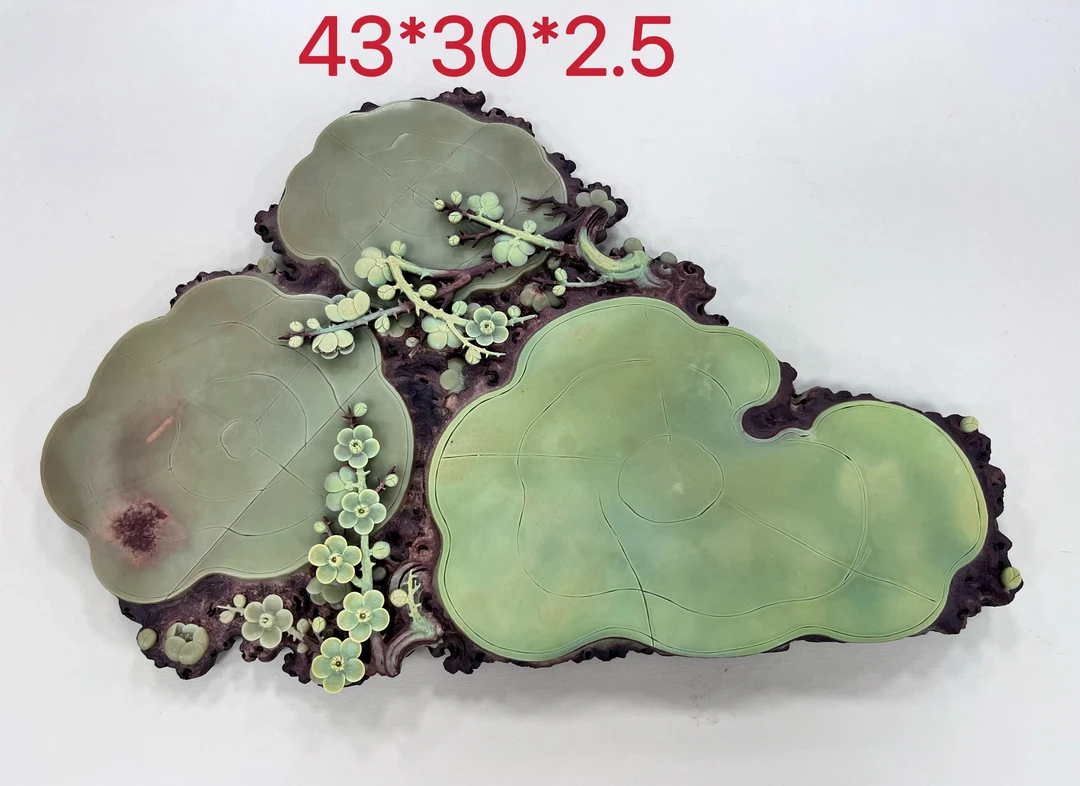 高档茶具紫袍玉带茶盘家用干泡台复古手工创意浮雕精美茶道