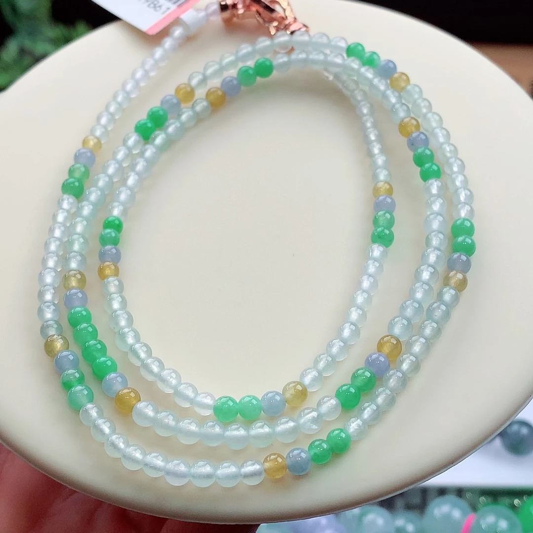 未镶嵌手链翡翠卡3.7mm