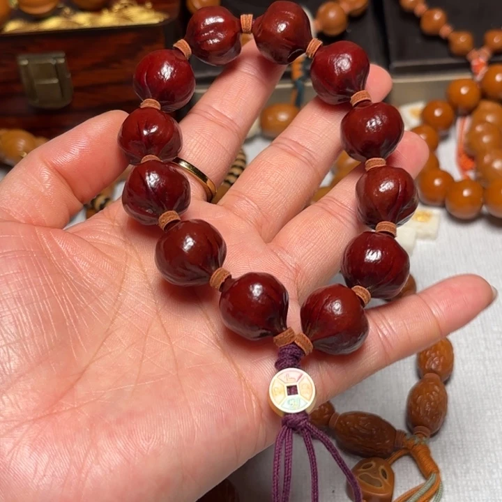 手串/手链橄榄核紫皮蒜头1.75