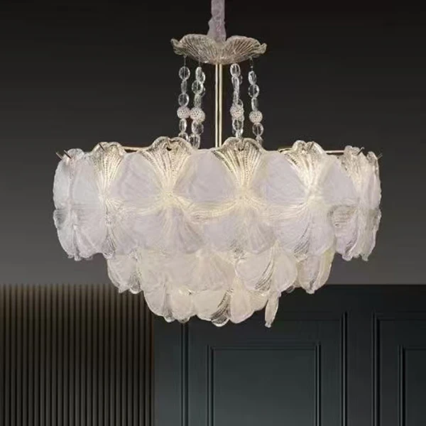 【丫丫美家】<595>轻奢风法式树叶卧室吊灯