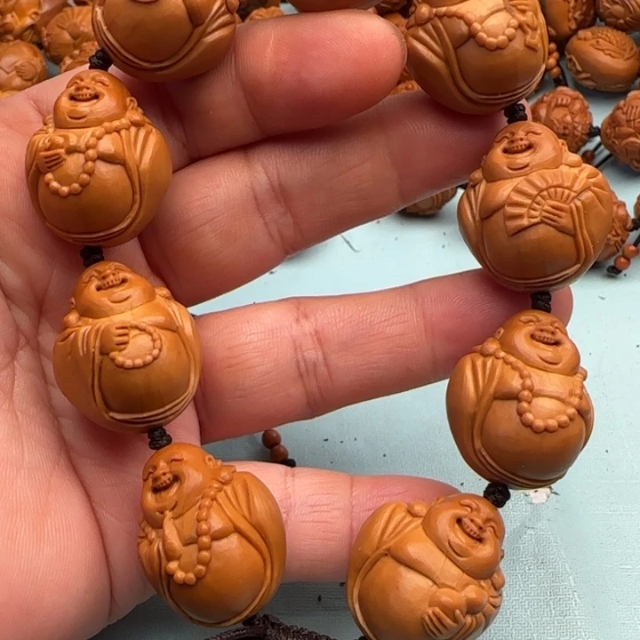 橄榄核手串啊*橄榄核雕工艺手串