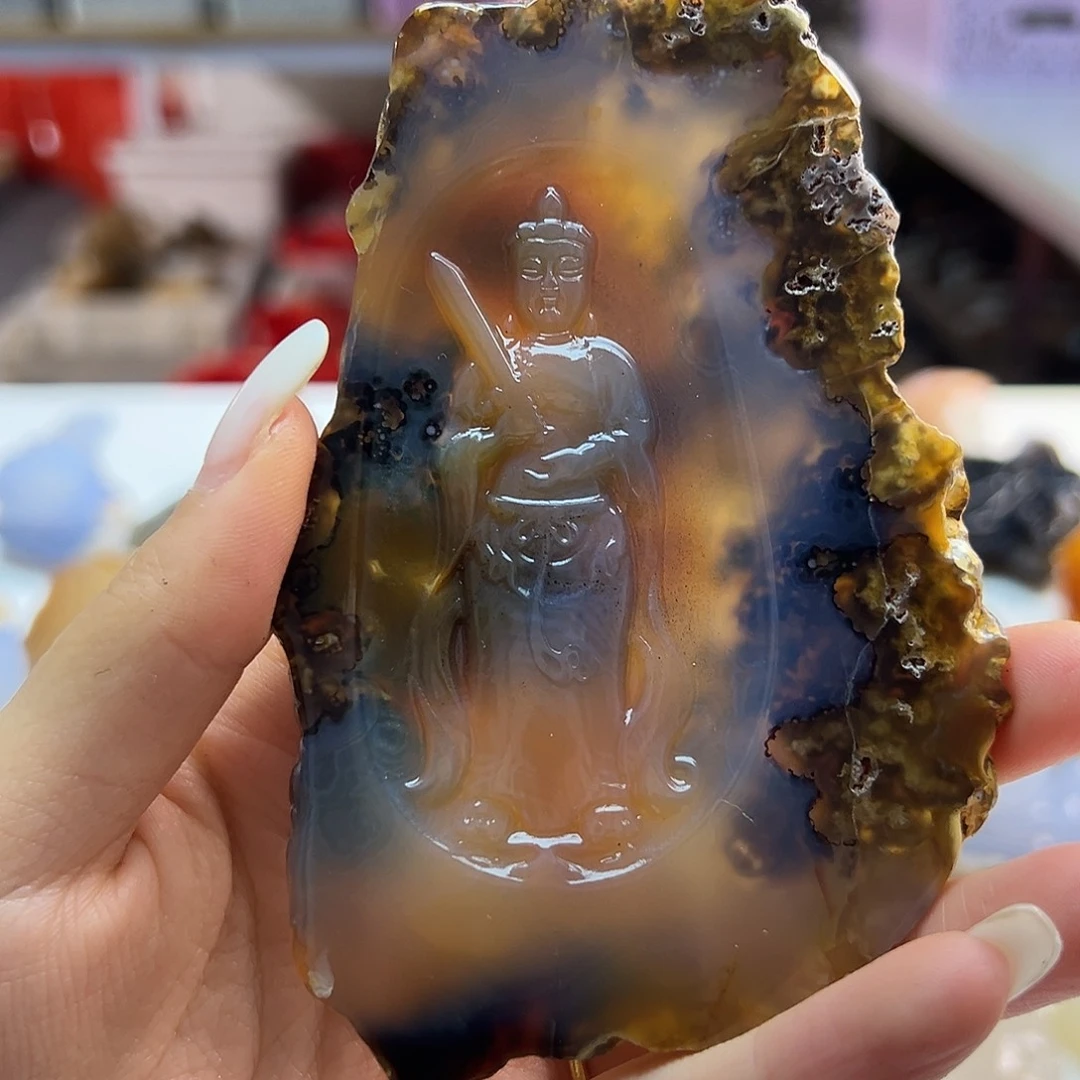 玛瑙/玉髓未镶嵌吊坠(不含链)