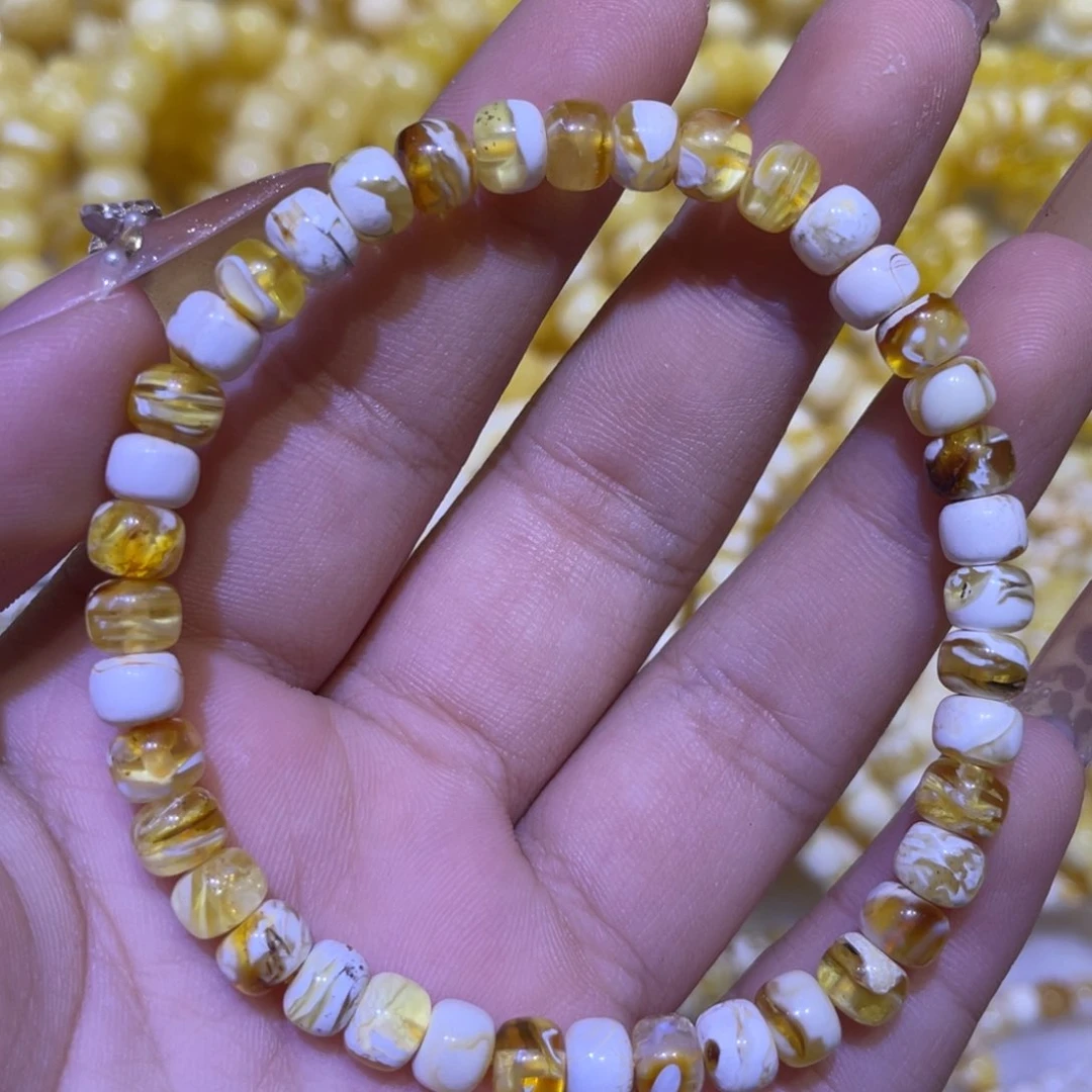 手绳琥珀未镶嵌6m