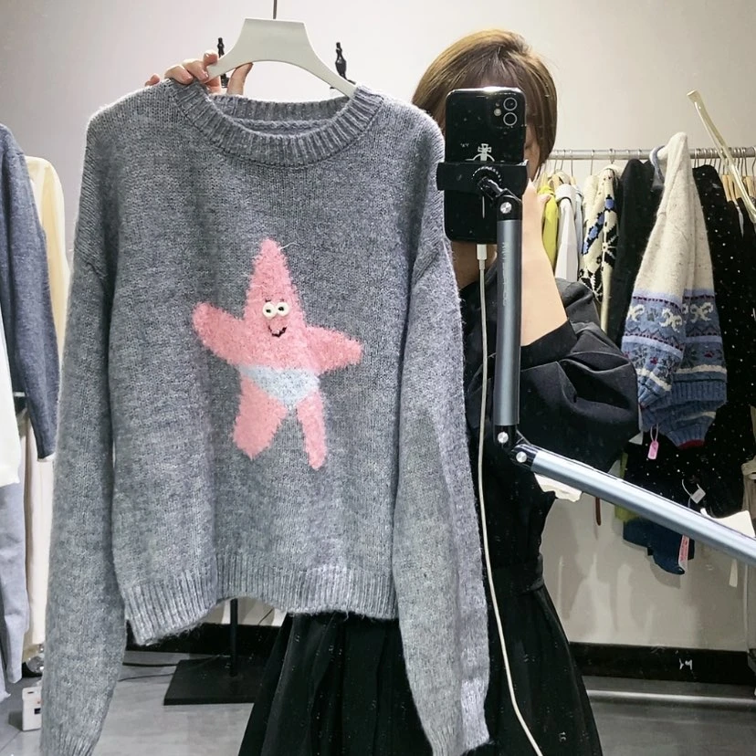 【闪购商品】灰色套头