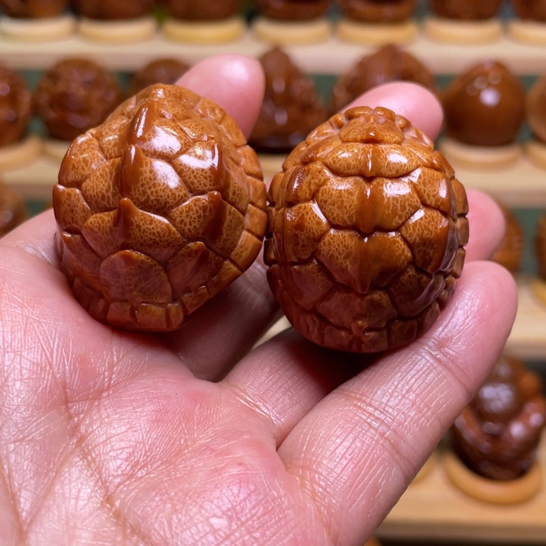 橄榄核手串/手链小富甲一对