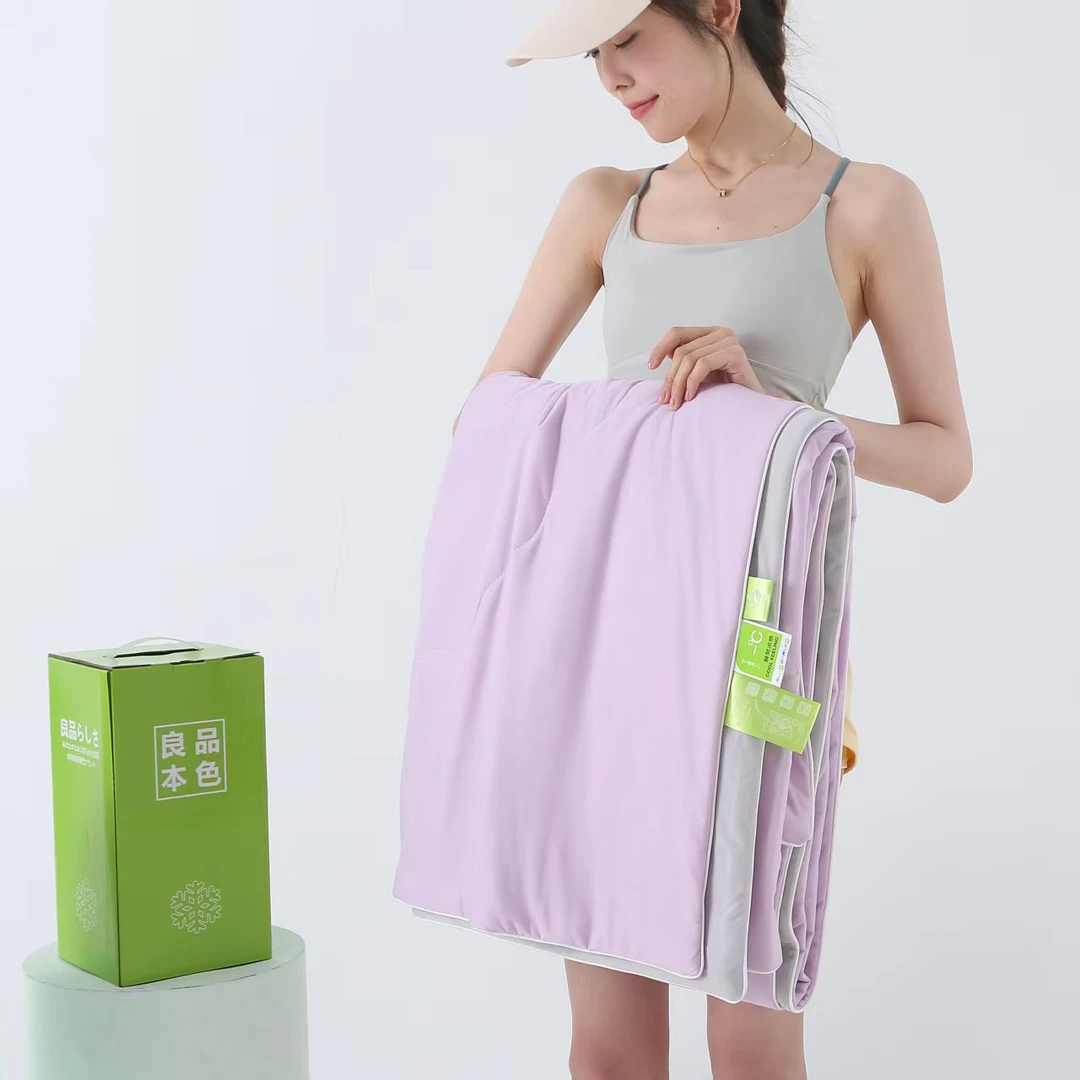 良品本色！凉感丝冰淇淋被即刻凉感被轻薄空调被抑菌夏天凉感被