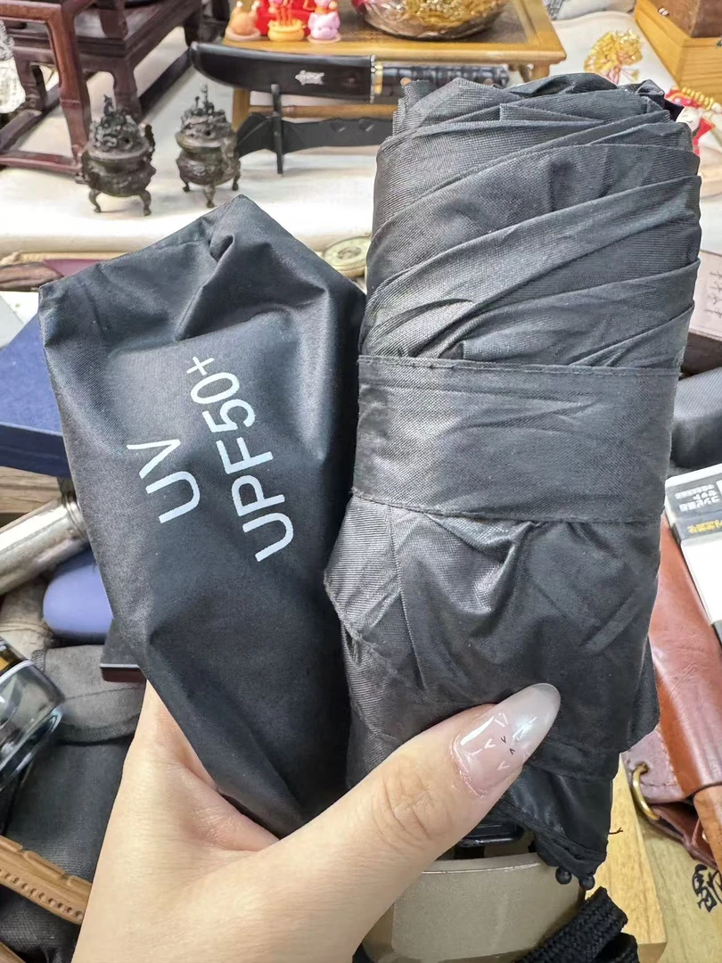 A便携轻便家庭用防雨雨天用遮阳伞两用雨伞卡片伞014