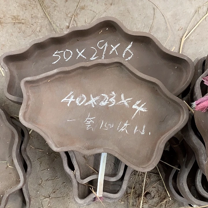 紫砂花盆   紫砂处理异型盆