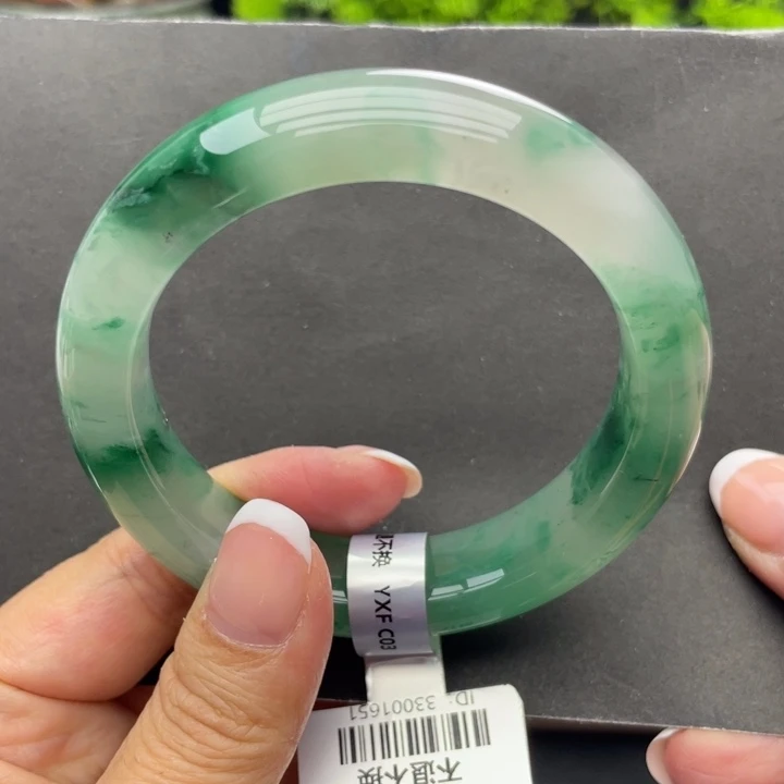 石英质玉未镶嵌手镯56-57