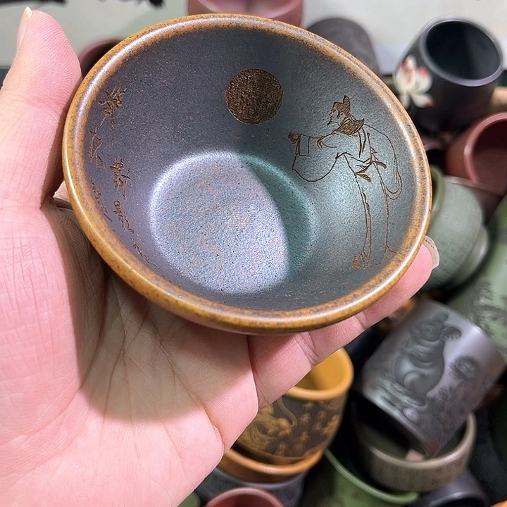 茶杯紫砂全手工紫砂主人杯