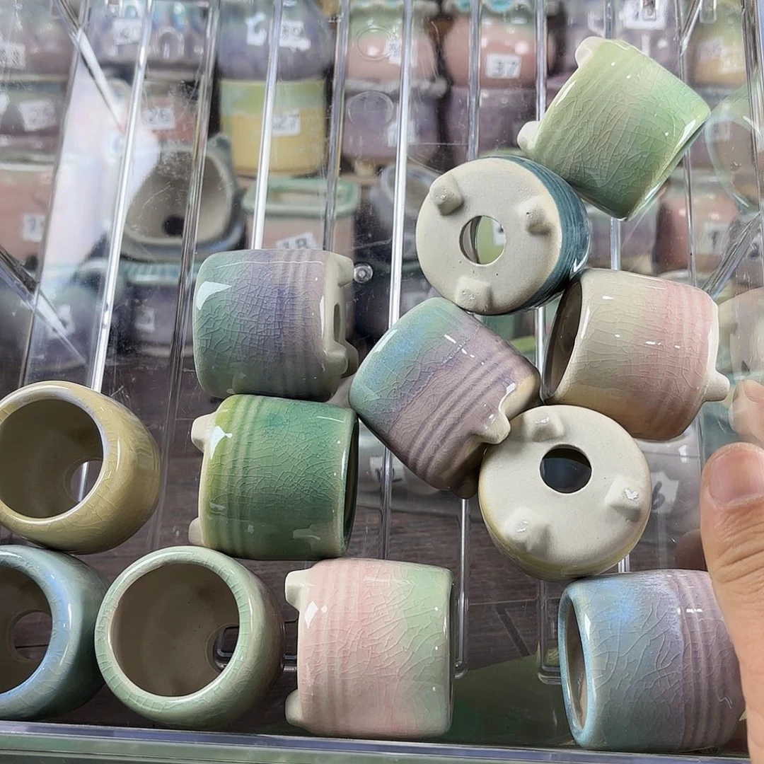 红陶量货/口高深浅搭配发12