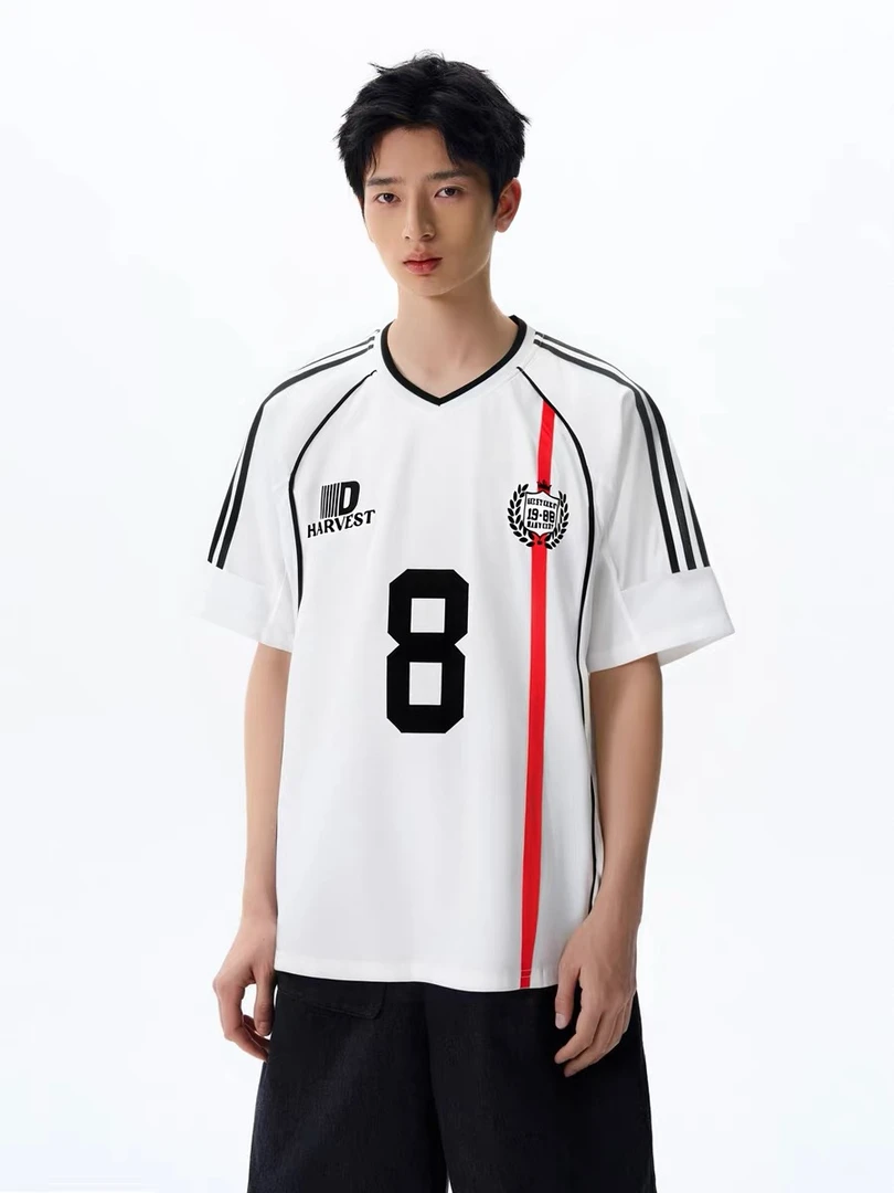 跟你买的国潮没有区别！质感很顶！球衣风速干短袖男女同款