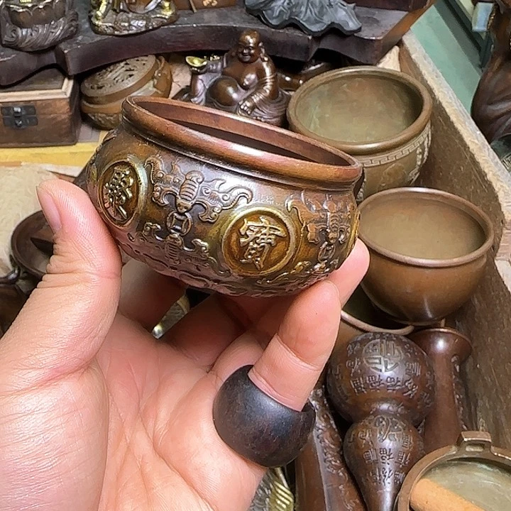 铜器办公室茶室摆件