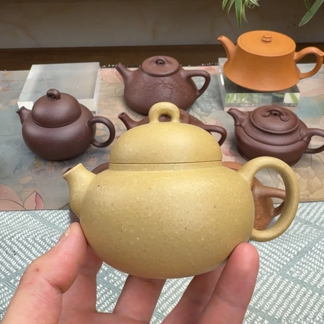 猜***哥茶壶紫砂欢喜 半手工 170cc