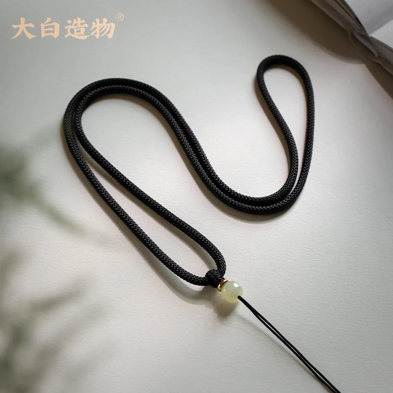 吊坠绳子编绳高档项链高货挂脖配饰挂绳情侣简吊坠专用手工串珠绳