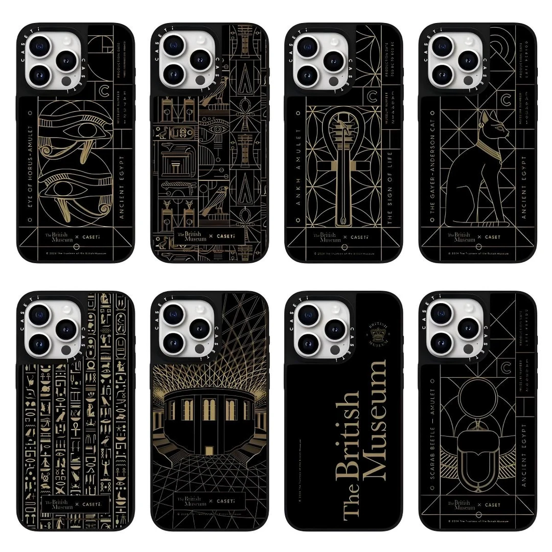 CASE联名大英博物馆埃及元素适用苹果15ProMax手机壳iPhone16plus