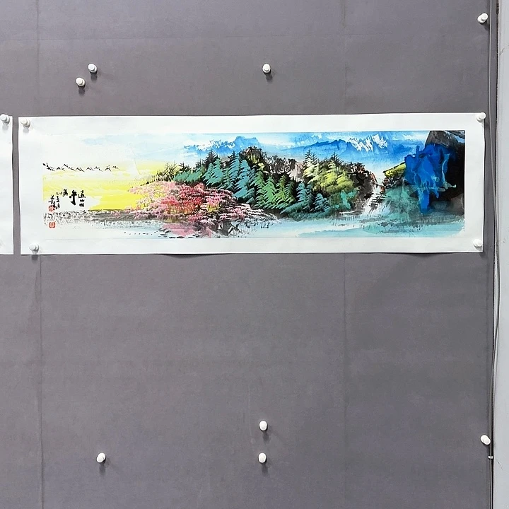 国画亲笔手绘放心去藏