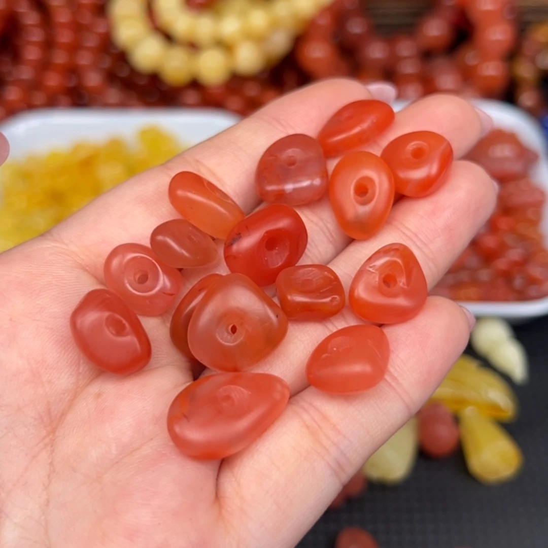 南红玛瑙未镶嵌吊坠(不含链)