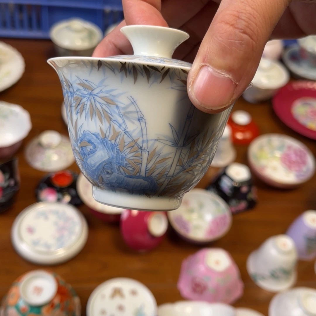 德镇手绘陶瓷茶具