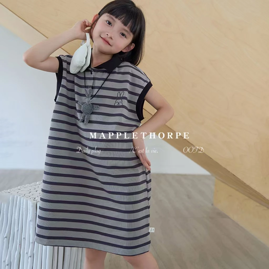 S0189儿童条纹裙(DL)