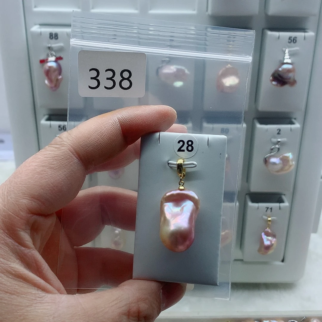吊坠(不含链)合金淡水珍珠