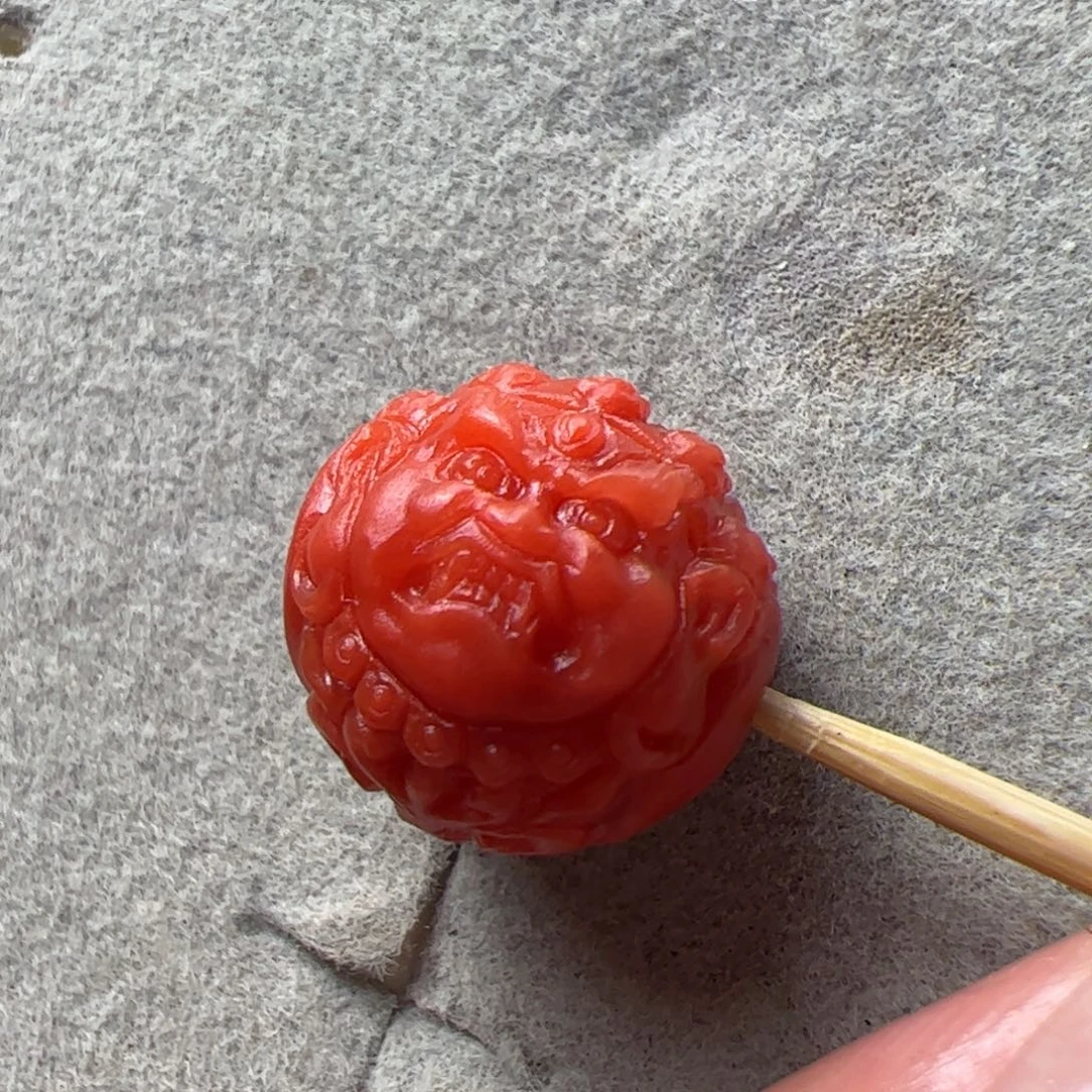 善***》南红玛瑙13.7单珠未镶嵌