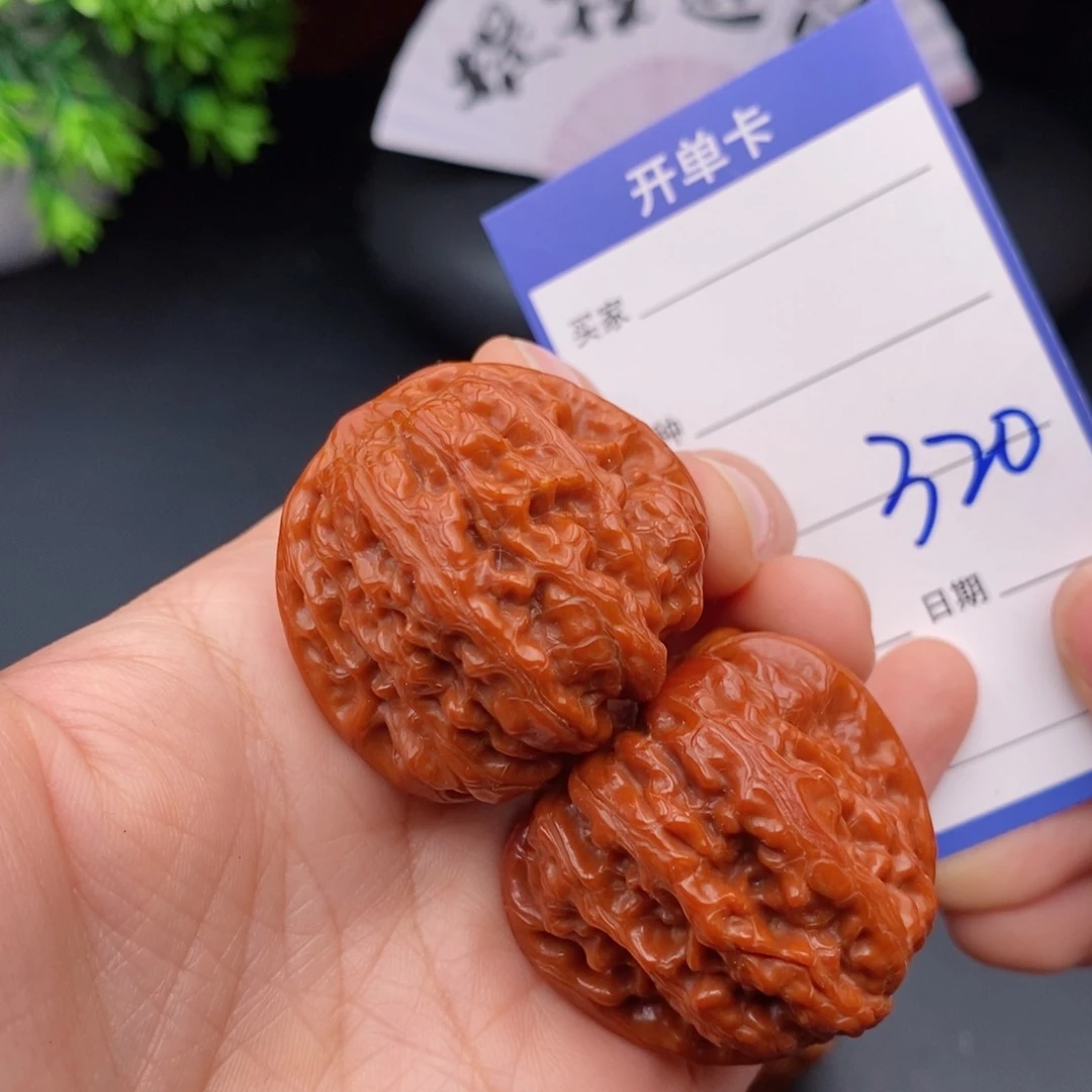 文玩核桃把件涛**旧39聚宝盆320