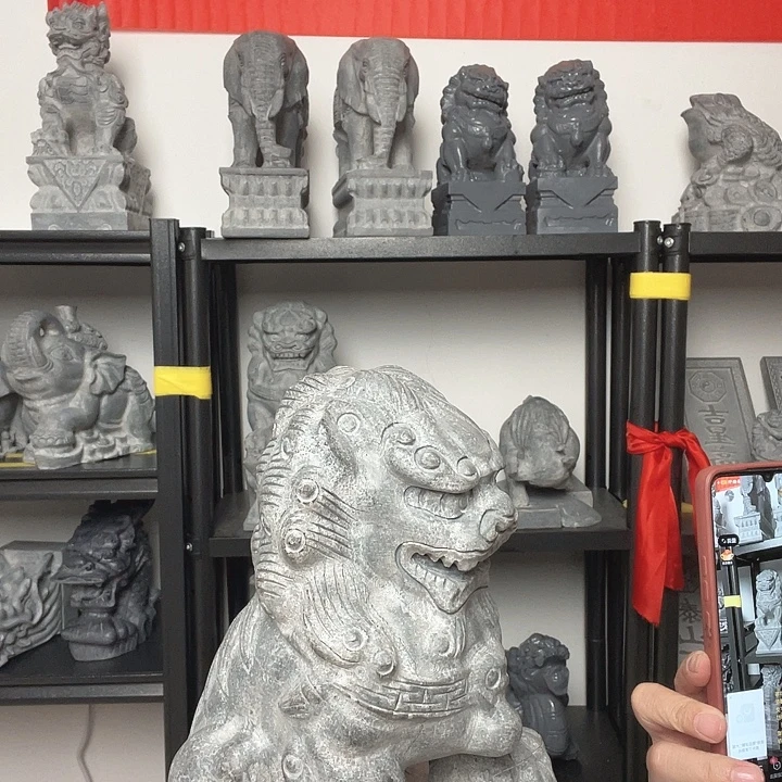 天然青石雕刻精雕高15