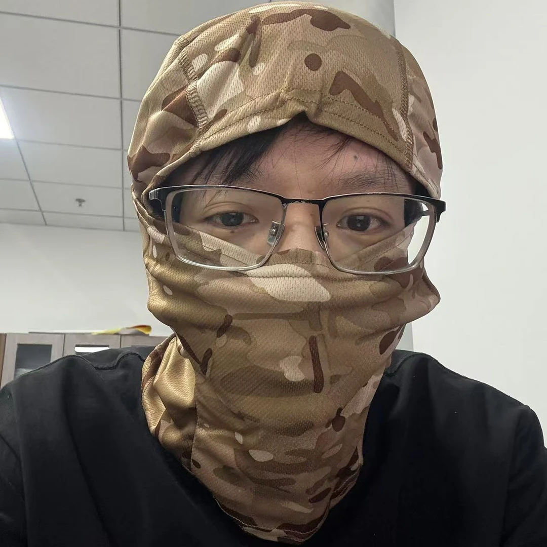【到手2件】二保焊气保焊焊工专用防烫防晒头套/面罩