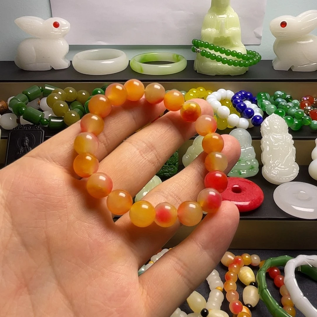 石英质玉手链未镶嵌石英质玉卡8