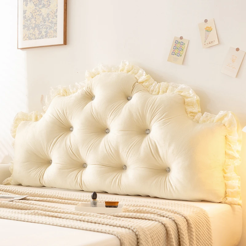 新款床头靠垫遮丑卧室靠枕床上玩手机护腰靠背可拆洗榻榻米软包