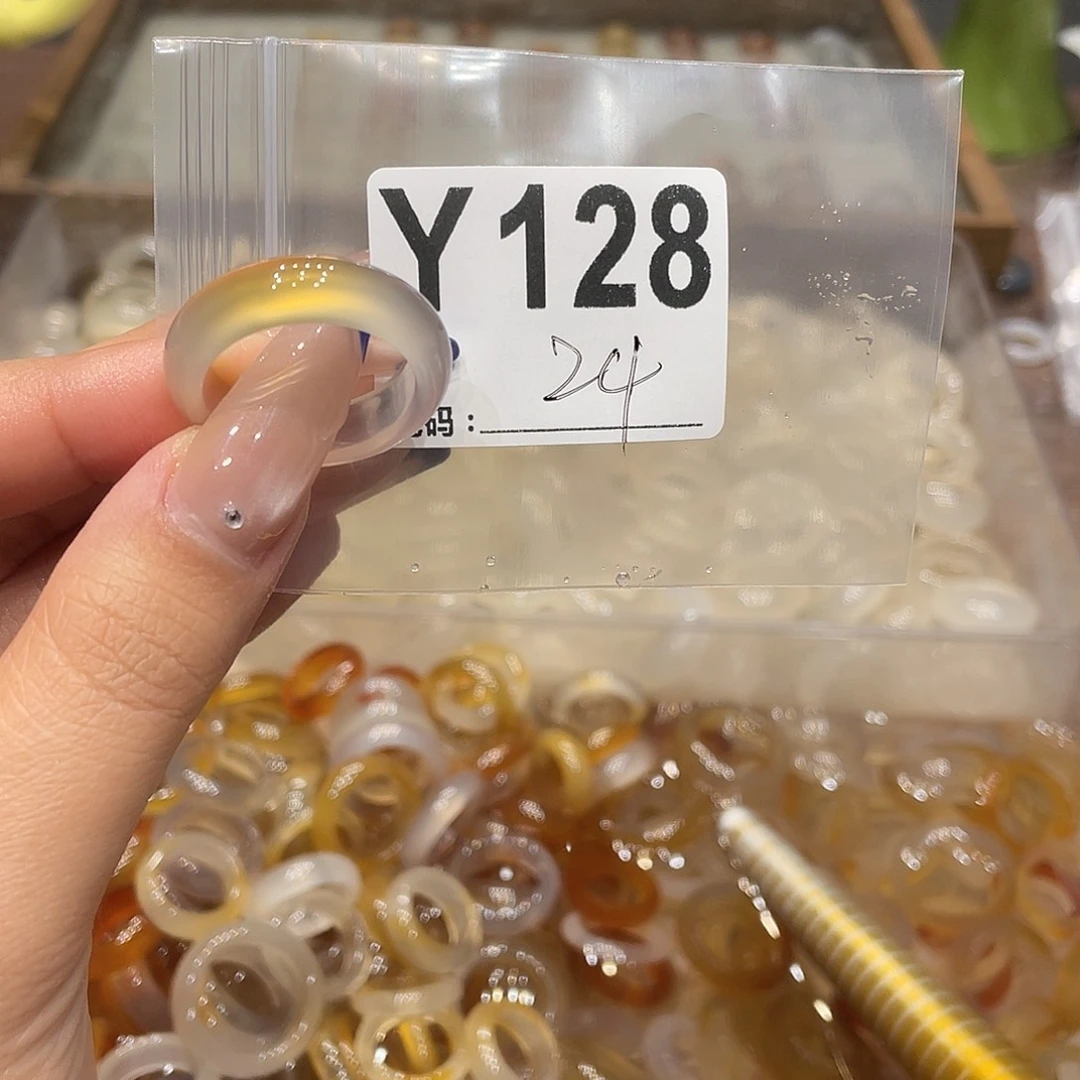 玛瑙/玉髓未镶嵌戒指128