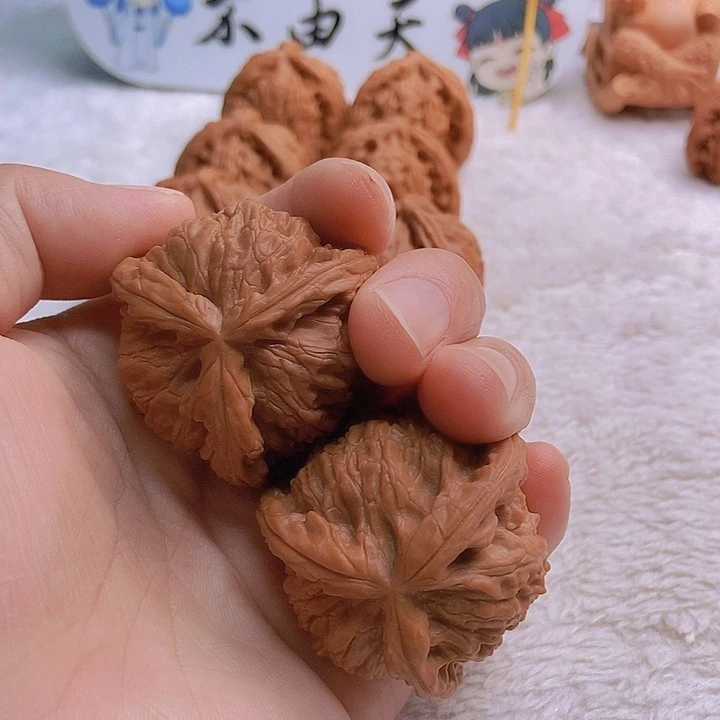 吊坠文玩核桃灶****)三棱