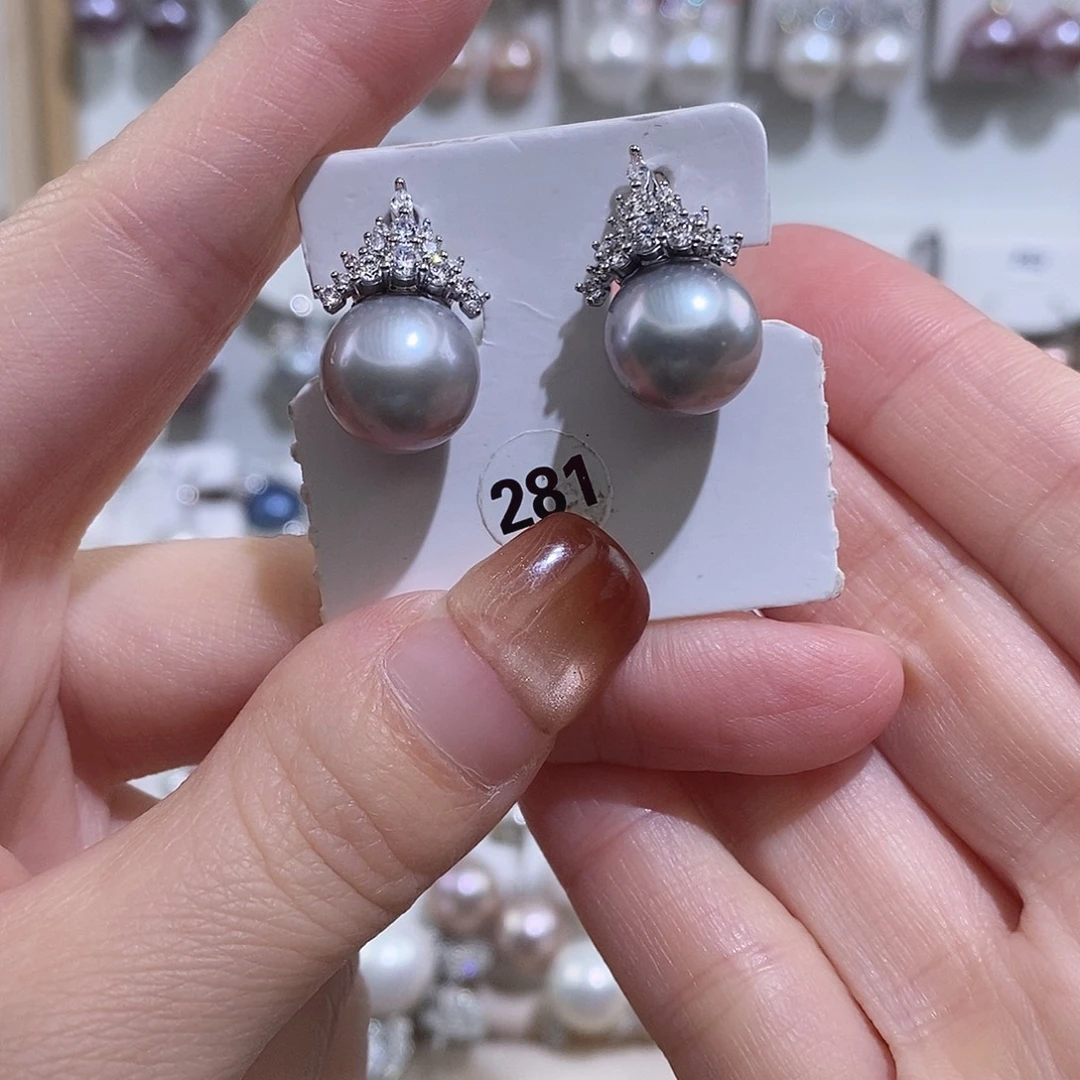 耳饰未镶嵌淡水珍珠w11