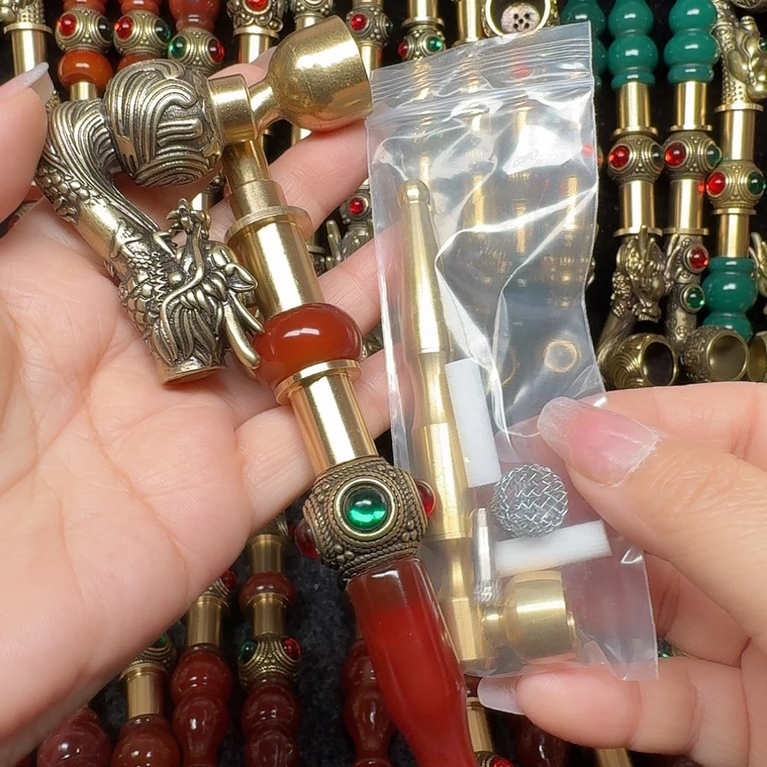 黄铜烟锅加香烟锅